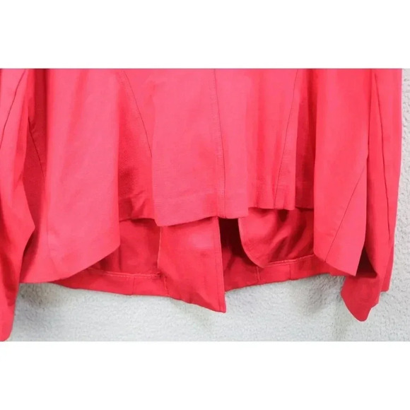 Lane Bryant Red Full Zip Jacket-Zip Pockets-Size 28-New without Tags - Picture 9 of 9